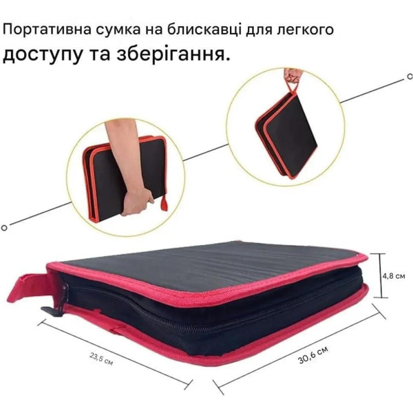 Автомобильнфый комплект 32в1 для демонтажа салона съемники клипс обшивки панелей магнитолы набор инструментов с кейсом