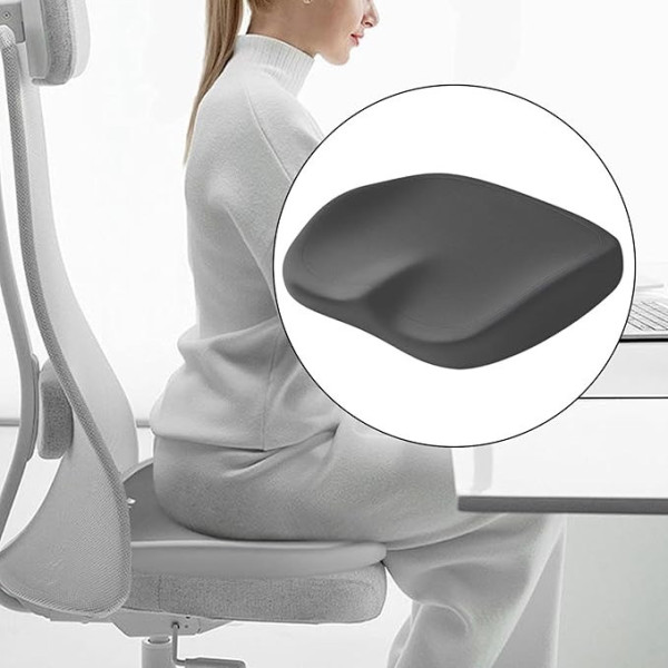Подушка memory foam для сидения авто офис ортопедическая копчик спина удобство и правильная посадка