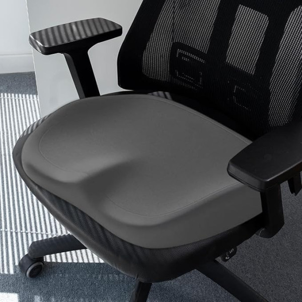 Подушка memory foam для сидения авто офис ортопедическая копчик спина удобство и правильная посадка