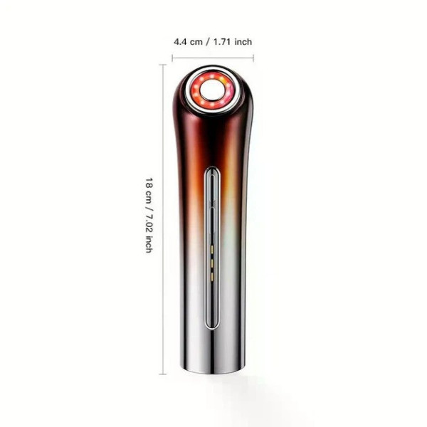 Косметичний масажер для обличчя BP-4 з LED-підсвічуванням і мікрострумами портативний ліфтинг-апарат для догляду за шкірою