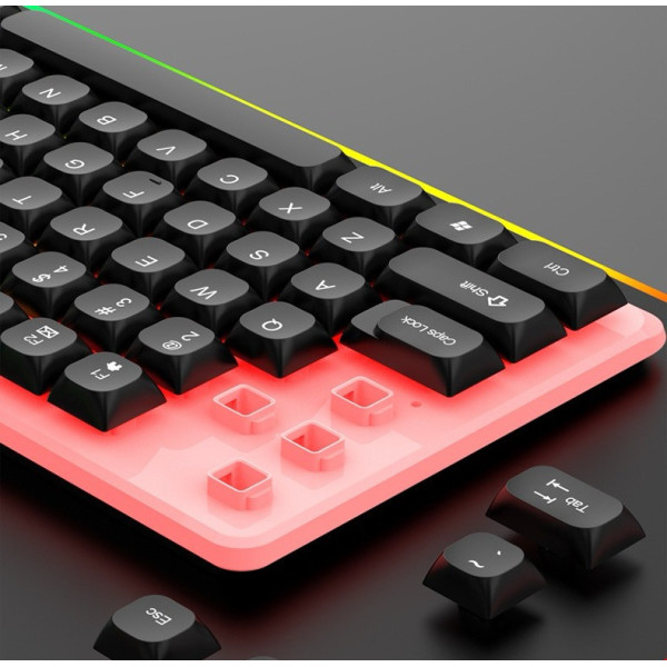 Комплект GTX350 клавиатура и мышь игровой USB RGB проводной черный