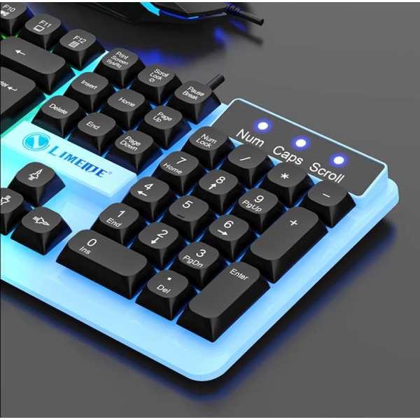 Комплект GTX350 клавиатура и мышь игровой USB RGB проводной черный