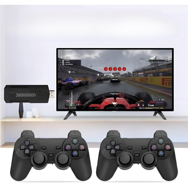 Приставка игровая X2 64GB ретро консоль 30000 игр 4K HDMI беспроводные джойстики для телевизора и игрового процесса
