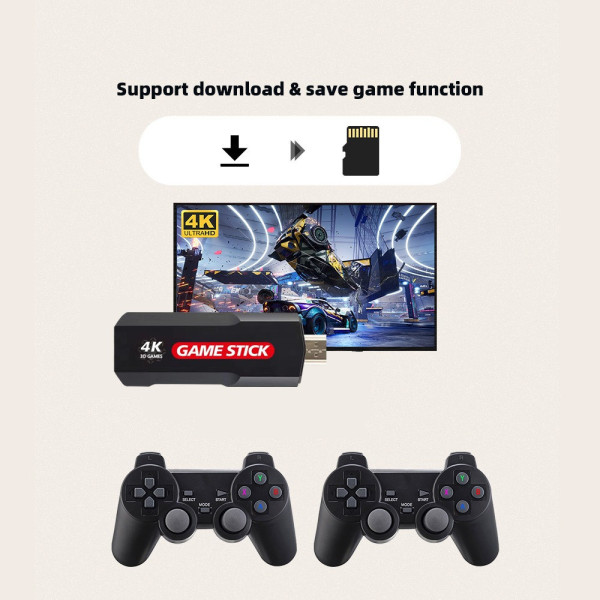 Приставка игровая X2 64GB ретро консоль 30000 игр 4K HDMI беспроводные джойстики для телевизора и игрового процесса