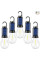 Лампа для кемпинга AND HA-112 LED аккумуляторная солнечная USB зарядка 3 режима