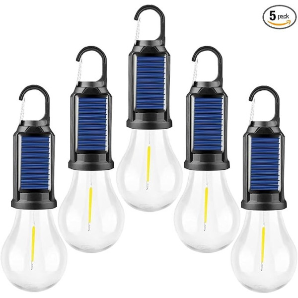 Лампа для кемпинга AND HA-112 LED аккумуляторная солнечная USB зарядка 3 режима