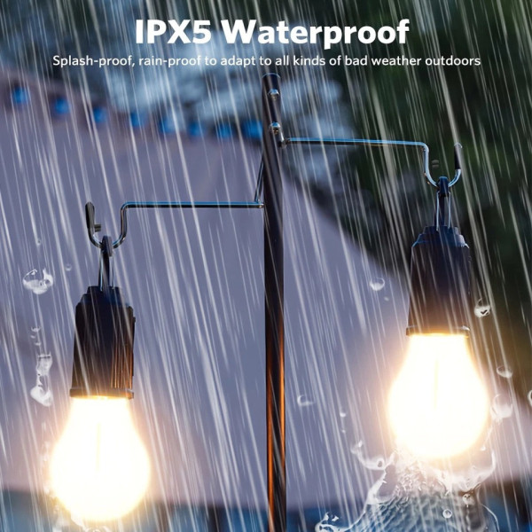 Лампа для кемпинга AND HA-112 LED аккумуляторная солнечная USB зарядка 3 режима