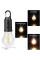Лампа для кемпинга AND HA-112 LED аккумуляторная солнечная USB зарядка 3 режима