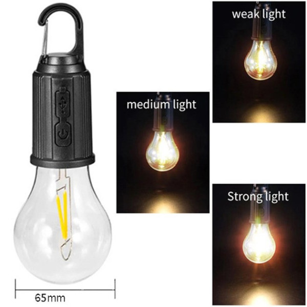 Лампа для кемпинга AND HA-112 LED аккумуляторная солнечная USB зарядка 3 режима