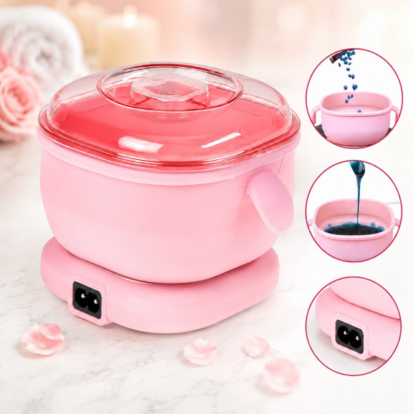 Прибор для разогрева воска Wax Kettle AND651 400 мл с силиконовой чашей компактный воскоплав для депиляции