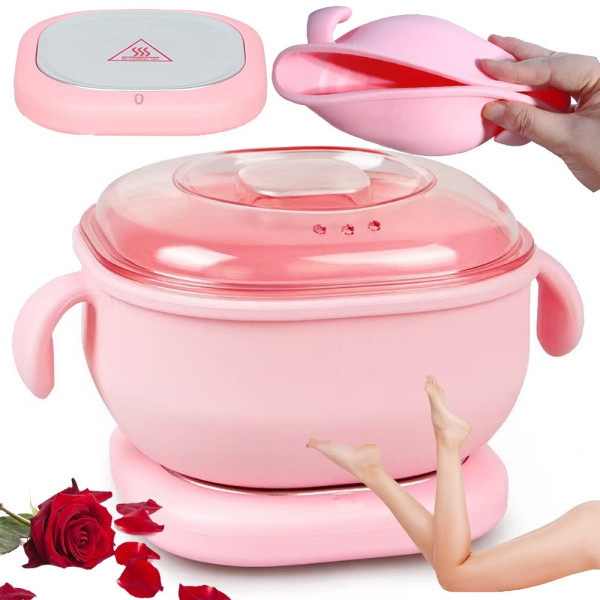 Прибор для разогрева воска Wax Kettle AND651 400 мл с силиконовой чашей компактный воскоплав для депиляции
