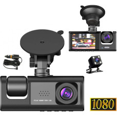 Регистратор автомобильный AND Z37 с 3 камерами Full HD 1080P DVR для записи дороги парковки и контроля автомобиля