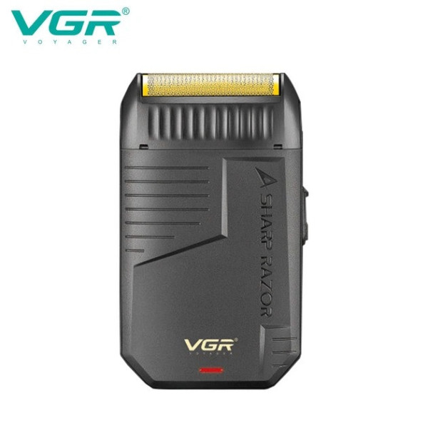 Сеточная электробритва VGR V-375 для сухого и влажного бритья с LED дисплеем триммером и 2 головками для ухода