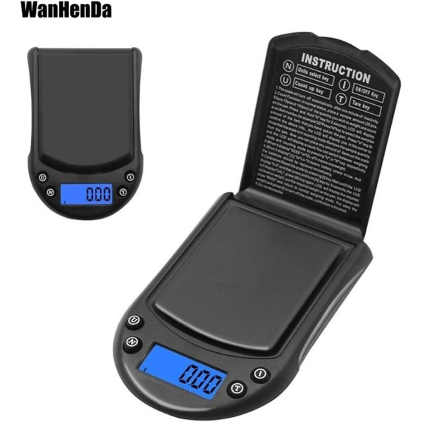 Весы ювелирные карманные AND P071 0.01-100 г точность 0.01 г LCD дисплей с подсветкой для точного взвешивания