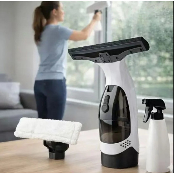 Аккумуляторный очиститель стекол Inspire KX 001 28 см для мытья окон без разводов до 35 минут работы и блеска