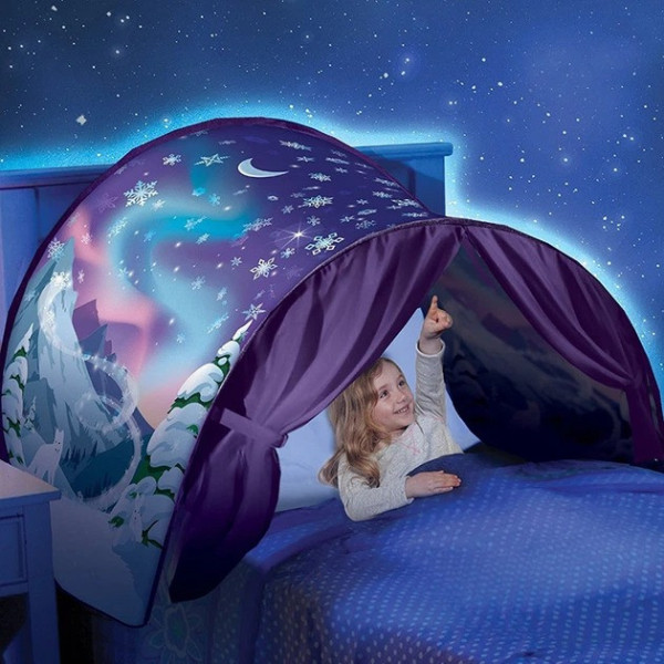 Дитячий намет тент Children's Tent 026 зі шторками для ліжка захист сну та ігор затишний чохол козирок