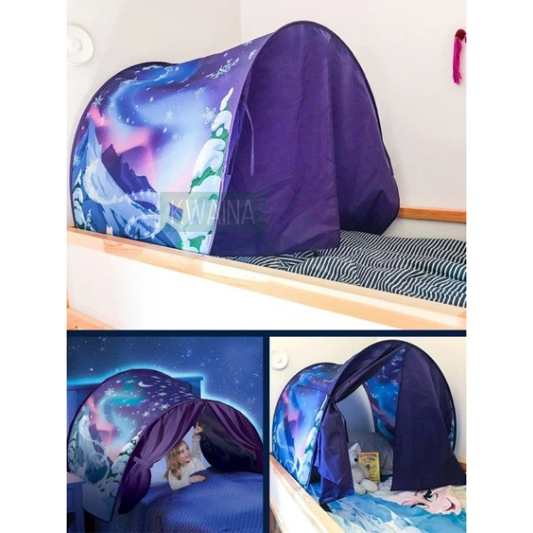 Дитячий намет тент Children's Tent 026 зі шторками для ліжка захист сну та ігор затишний чохол козирок