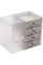 Шкатулка для украшений Makeup Box XL-1831 многоуровневая с выдвижными ящиками и отделениями для хранения аксессуаров
