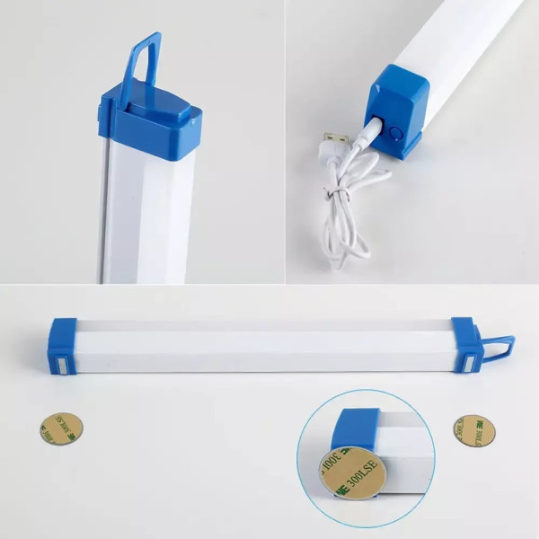 Беспроводная LED подсветка Флейта 52 см магнитная аккумуляторная для шкафа кухни коридора яркое освещение дома