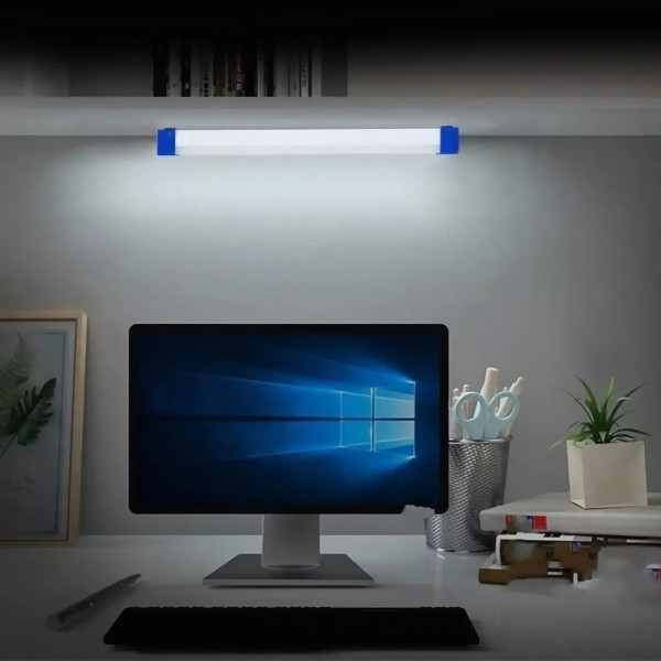 Беспроводная LED подсветка Флейта 52 см магнитная аккумуляторная для шкафа кухни коридора яркое освещение дома