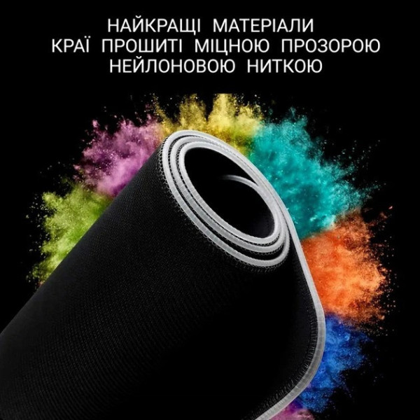 Игровой RGB коврик XL-1747 30×70 см для клавиатуры и мыши большой геймерский коврик с яркой подсветкой и комфортом