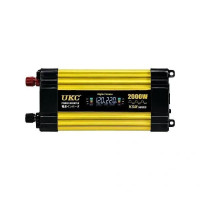 Перетворювач напруги KSM 2000W 12V LCD з двома USB автомобільний інвертор 12 В 220 В з інформативним дисплеєм