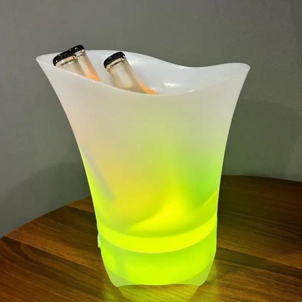 Ведро для льда Bucket Light Bluetooth LED подсветка колонка USB охлаждение напитков стильный бар