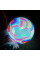 Футбольный мяч BRIGHT BALL No5 светящийся TPU EVA голографический для игры и тренировок спорт 110з