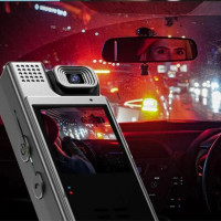 Мини камера L9 1080P носимая боди с экраном и поворотным объективом 180° запись