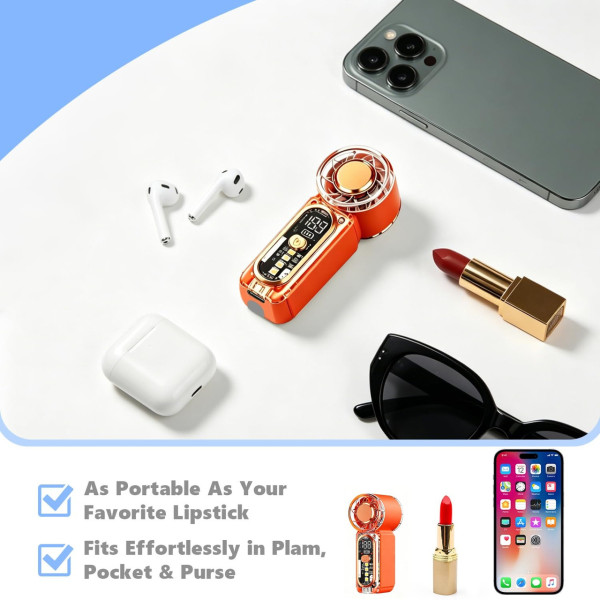Вентилятор X699 Mini ручной аккумуляторный USB с 3 скоростями для охлаждения