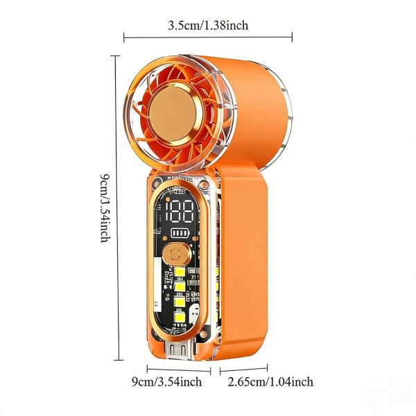 Вентилятор X699 Mini ручной аккумуляторный USB с 3 скоростями для охлаждения