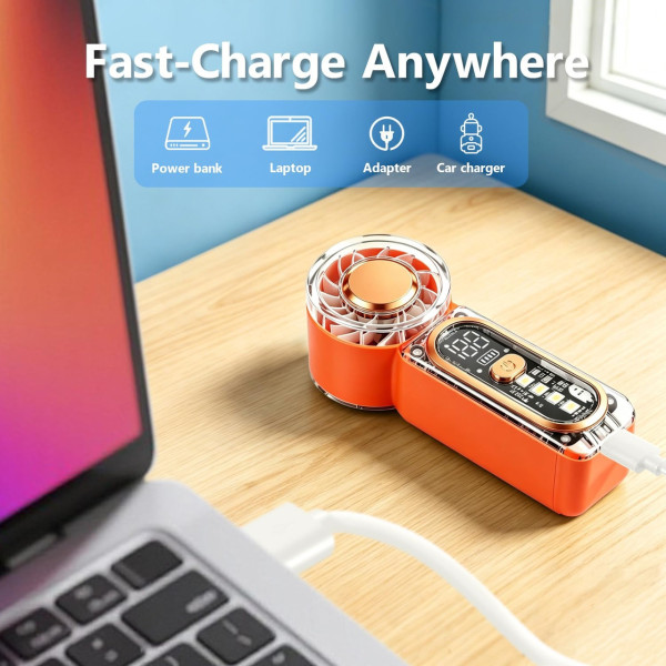 Вентилятор X699 Mini ручной аккумуляторный USB с 3 скоростями для охлаждения