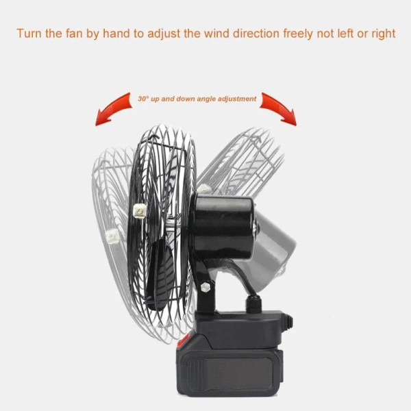 Аккумуляторный вентилятор 8" Lithium Electric Fan переносной для кемпинга и отдыха
