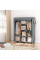 Универсальный тканевый шкаф Storage Wardrobe 88130 с 8 полками и 3 секциями для одежды обуви и домашнего хранения