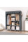 Универсальный тканевый шкаф Storage Wardrobe 88130 с 8 полками и 3 секциями для одежды обуви и домашнего хранения
