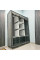 Универсальный тканевый шкаф Storage Wardrobe 88130 с 8 полками и 3 секциями для одежды обуви и домашнего хранения