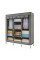 Универсальный тканевый шкаф Storage Wardrobe 88130 с 8 полками и 3 секциями для одежды обуви и домашнего хранения