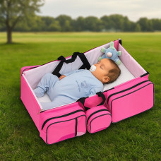 Дитяча сумка-трансформер Baby Room, переносне ліжечко-люлька для немовлят від 0 до 12 місяців, синя