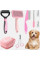 Набор для груминга животных Pet Grooming 8 в 1 с расческами щетками и когтерезом для ухода за шерстью