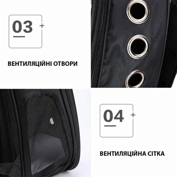 Рюкзак-переноска CosmoPet с иллюминатором 42×35×27 см для собак и котов до 10 кг принт Ромашки голубые