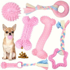 Набор жевательных игрушек Pet Set 6 в 1 с веревками для собак активных игр жевания и перетягивания