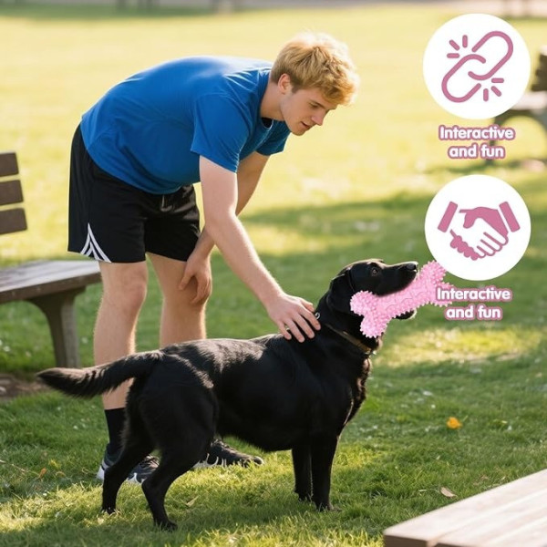 Набор жевательных игрушек Pet Set 6 в 1 с веревками для собак активных игр жевания и перетягивания
