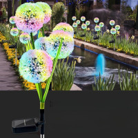 Садова LED-лампа Кульбаба Dandelion на сонячній батареї декоративний світильник для саду IP66