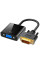 Адаптер DVI на VGA Addap DVI2VGA-01 видео конвертер для монитора и проектора с поддержкой Full HD 1080p