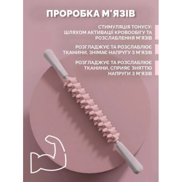 Антицеллюлитный ручной массажер с силиконовыми роликами для тела спины ног рук и шеи для домашнего массажа