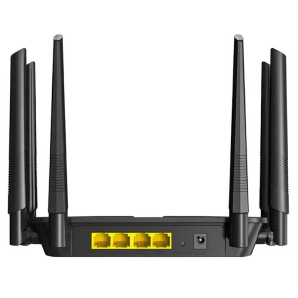 Wi-Fi роутер LV-WR50Q мощный сигнал 6 антенн стабильная сеть для дома и работы 2.4 ГГц