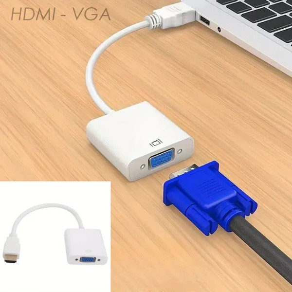 Конвертер STLab HDMI VGA U-990 Pro адаптер для під'єднання монітора та проєктора 1080p