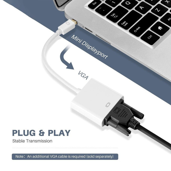 Конвертер STLab HDMI VGA U-990 Pro адаптер для під'єднання монітора та проєктора 1080p