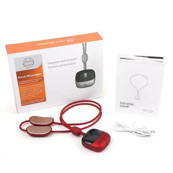 Массажер для шеи NECK MASSAGER LY-480 импульсный электромассажер для плеч