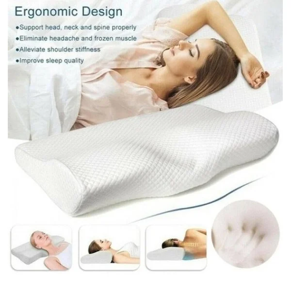 Подушка Memory Latex Pillow с поддержкой шеи и головы, помогает улучшить качество сна